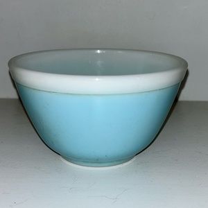 Vtg Mid Century Pyrex Primary BLUE Nesting Mixing Bowl #401 USA 1 1/2 PT